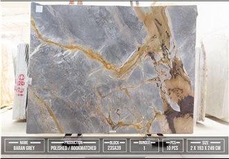 Baran Grey Marble Slabs Baran Grey Marble Slabs
