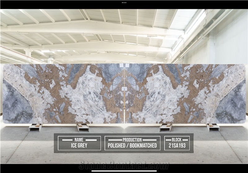 Ice Grey  Marble Slabs
