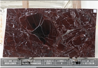 Rosso Levanto Marble Slabs