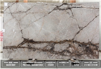 Silver Roots Marble Slabs