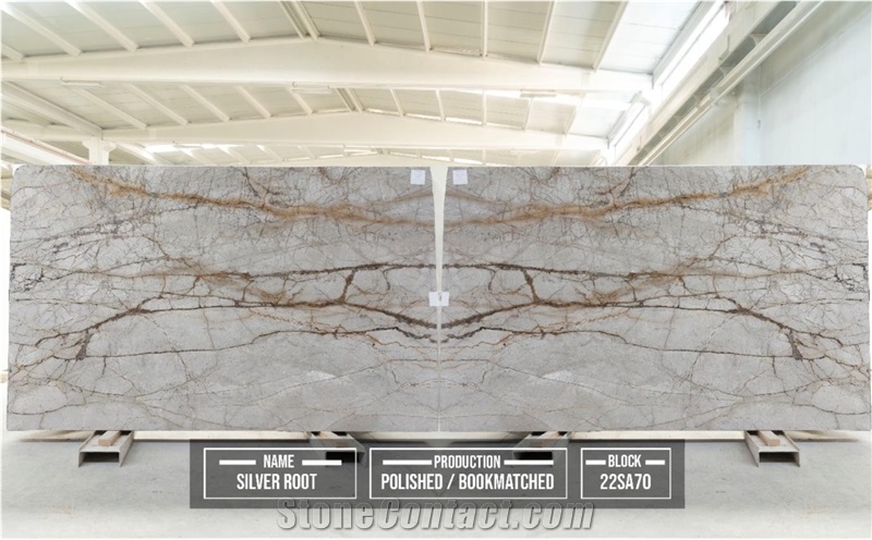 Silver Roots Marble Slabs