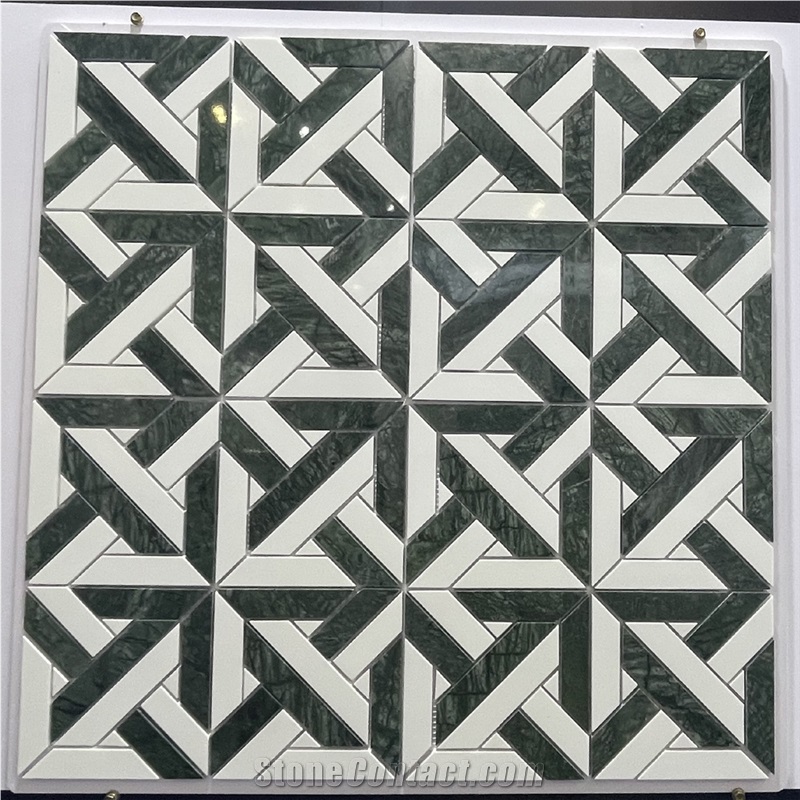 3D L Shaper Surface  Basalt   Wall Mosaic  For Decoration