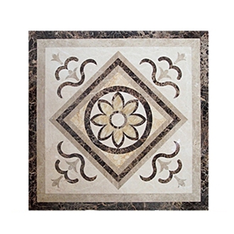 Arabic Majlis Loboy Flooring Marble Waterjet Medallion
