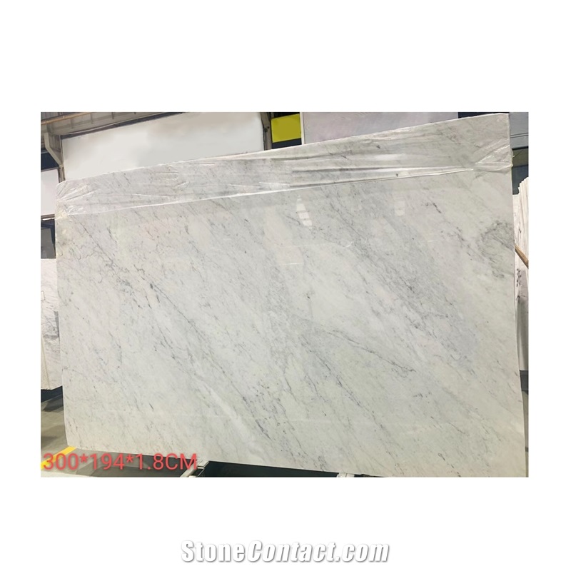 Bianco Carrara White Marble Slabs