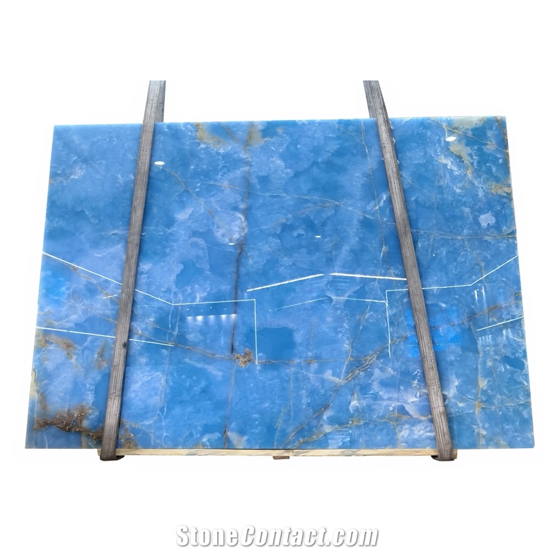 Blue Stone Onyx Wall Tiles For Bathroom