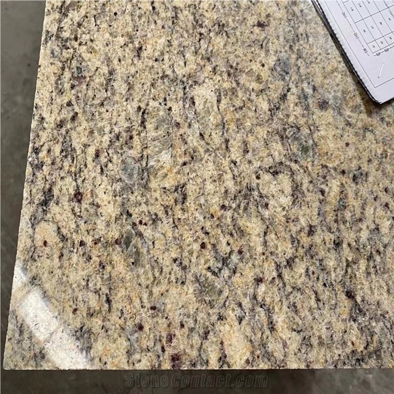 Brazilian Gold Granite Stone Slab Tiles