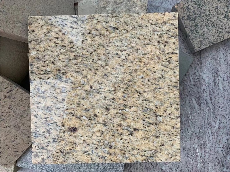 Brazilian Gold Granite Stone Slab Tiles