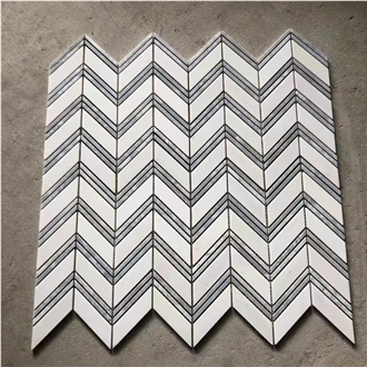 Cheaper Dark Emperador Marble Mosaic Tiles
