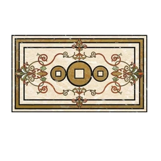 Custom Luxury Marble Waterjet Medallion Floor