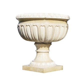 Custom Marble Hand Carved Outdoor Planter Flower Pots