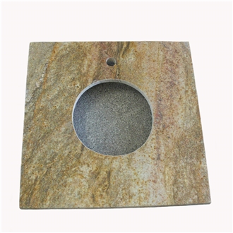Custom Natural Volakas Marble Bathroom Countertop