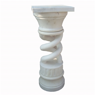 Decorative Green Marble Stone Roman Column Pillar