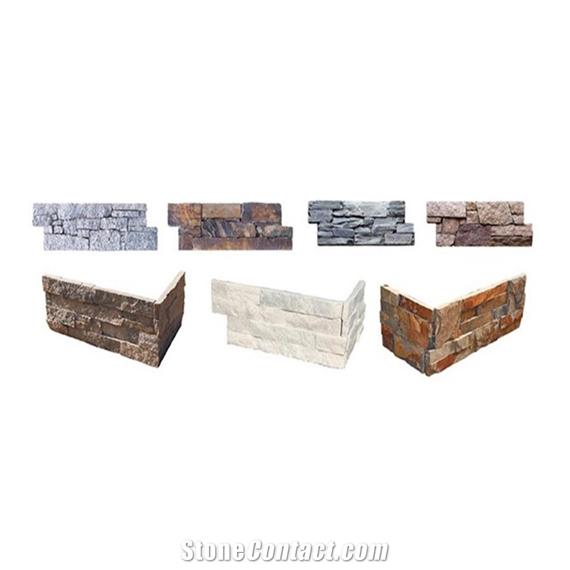 Exterior Wall Veneer Slate Stone Panels For Fireplace