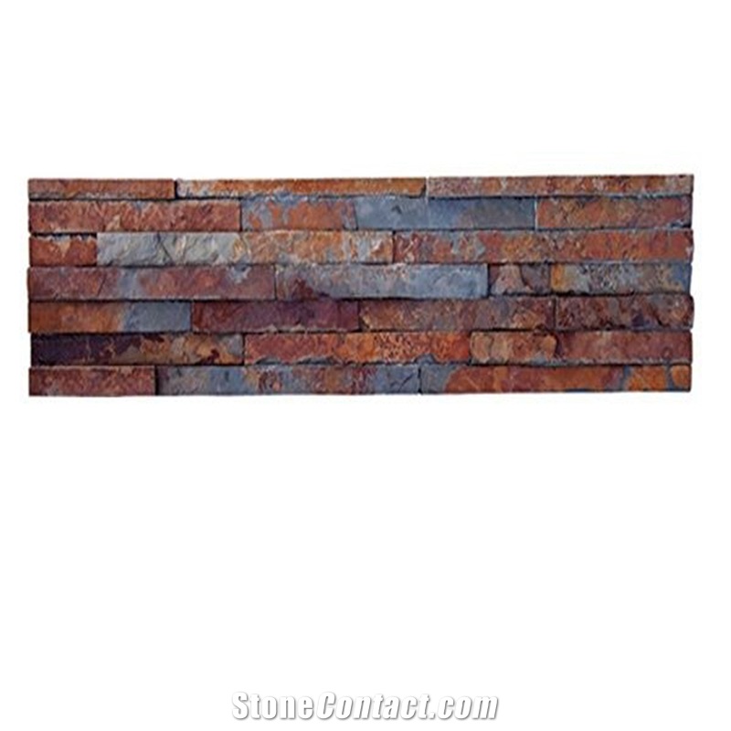 Exterior Wall Veneer Slate Stone Panels For Fireplace