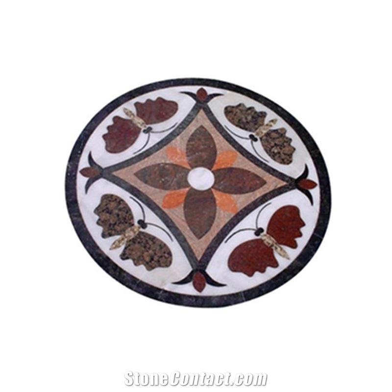 Factory Produce Customized Waterjet Marble Medallion