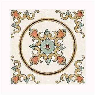 Factory Produce Customized Waterjet Marble Medallion