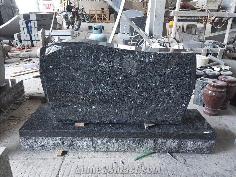 Granite Upright Single Standard Top Headstone Monument