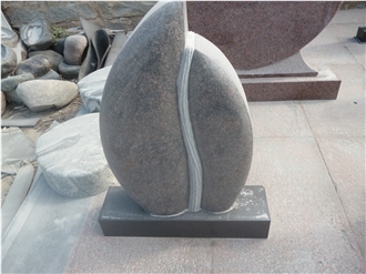 Granite Upright Single Standard Top Headstone Monument