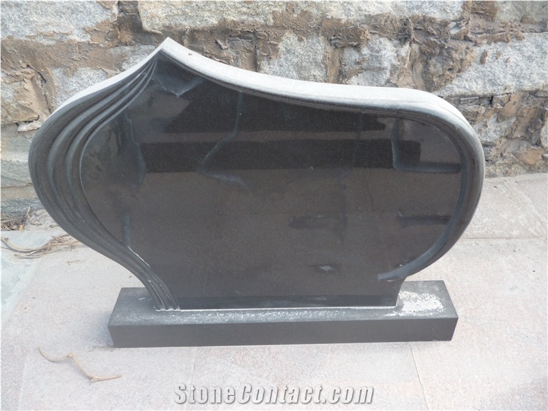 Granite Upright Single Standard Top Headstone Monument