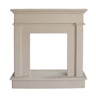 Hand Carved Decorative Natural White Marble Fireplace