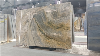 High-End Luxury Stone Silk Road  Quartzite Slabs