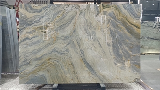 High-End Luxury Stone Silk Road  Quartzite Slabs
