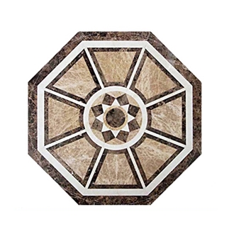 Luxury House Decor Floor Pattern Tiles Marble Medallion