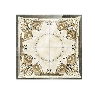 Luxury Marble Villa Hotel Mosaic Medallion Floor Waterjet