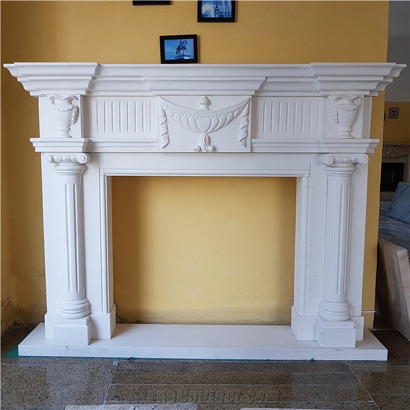 Modern Indoor Fireplace Sculpture For Sale