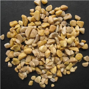 Natural Crushed Chips Yelllow  Garden  Gravel Stone