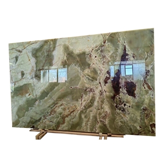 Natural Polished Light Green Jade Onyx Slabs