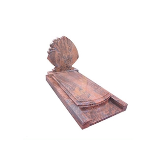 Shanxi Black Granite Russian Style Tombstone Monuments