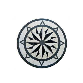 Waterjet Cutting Medallions Tile Stone Flooring Products