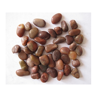 White Color Nature Stone Pebbles Driveway
