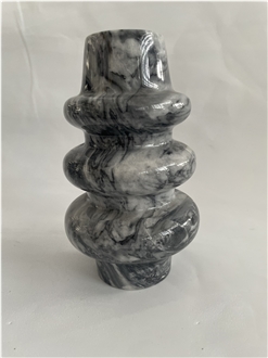 White Marble Art Ornament Home Decorative Vase