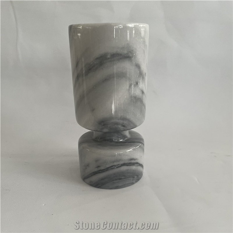 White Marble Art Ornament Home Decorative Vase
