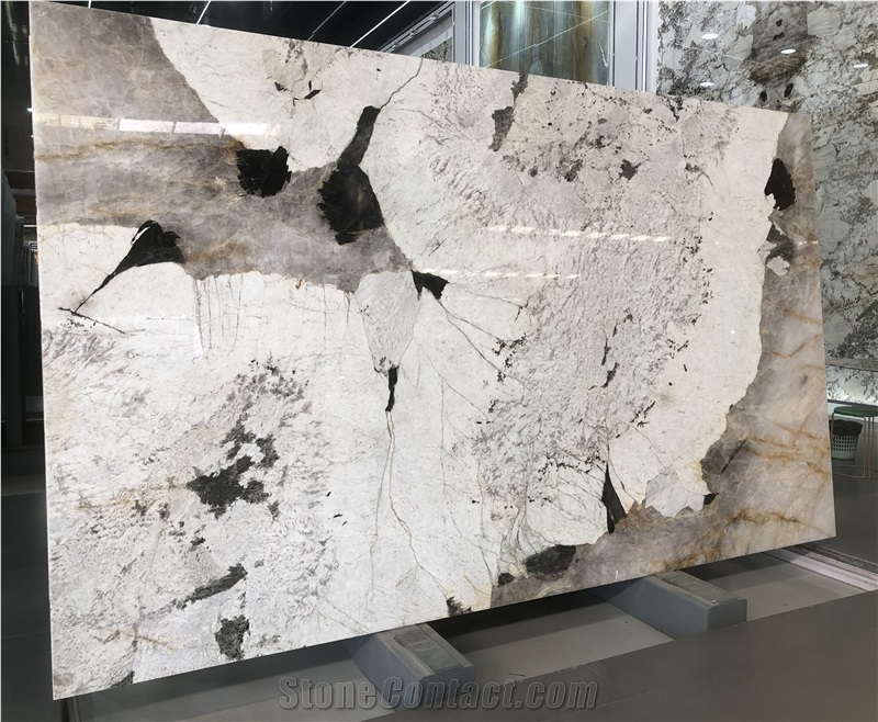 Wholesale Pandora White Granite Tiles Slab