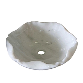 Wholesale White Marble Wash Stone Sinks For Bathroom