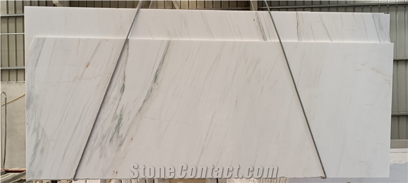 Bianco Emerald No401 Marble Slabs, Polished Finish