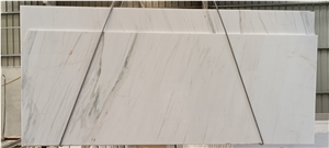 Bianco Emerald No401 Marble Slabs, Polished Finish Bianco Emerald No401 Marble Slabs, Polished Finish