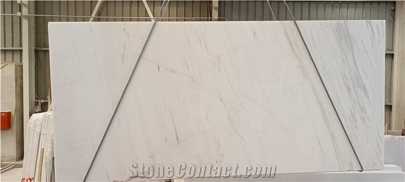 Bianco Emerald No401 Marble Slabs, Polished Finish