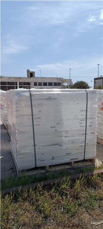 Pallets Of Thassos Marble Tiles