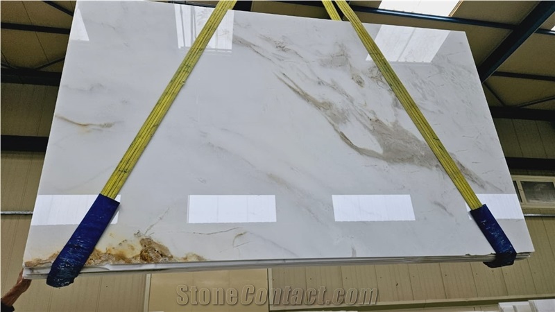 Thassos Vena Oro 2063 Marble Slabs