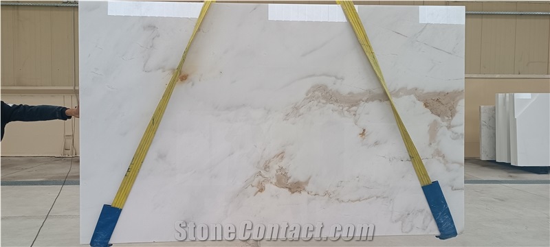 Thassos Vena Oro 2063 Marble Slabs