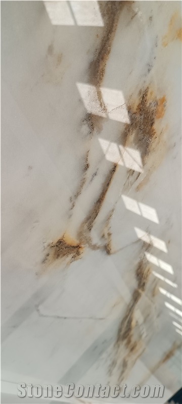 Thassos Vena Oro 2063 Marble Slabs