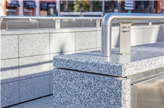 Tarn Gros Grain Granite Paving Project In Toulouse (FR)