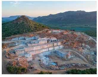 Nari Black Granite Quarry