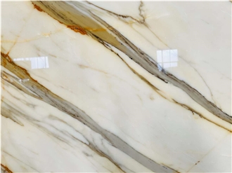 Luxury Marble Calacatta Gold Marble Slabs Bookmatched Slabs