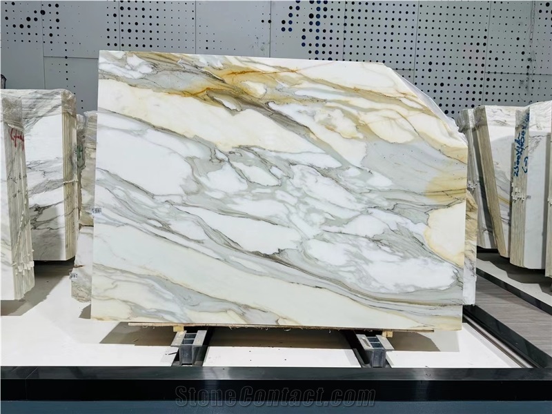 Luxury Marble Calacatta Gold Marble Slabs Bookmatched Slabs