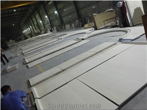 Moca Cream Beige Limestone Exterior Wall Cladding Tiles